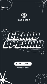Y2K Grand Opening Facebook Story Image Preview