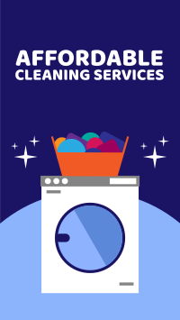 Affordable Cleaning Services Facebook story Image Preview