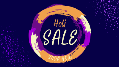 Holi Powder Explosion Sale Facebook event cover Image Preview