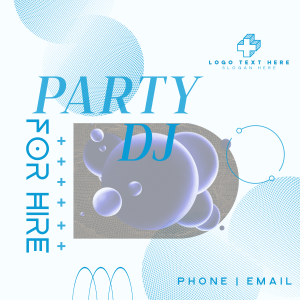 Party DJ Instagram post Image Preview