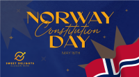 Flag Norway Day Facebook Event Cover Design