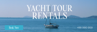 Relaxing Yacht Rentals Twitter Header Image Preview