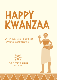 Kwanzaa Girl Flyer Image Preview