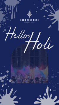 Holi Color Festival Instagram Story Design