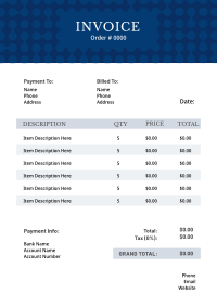 Circuit Pattern Invoice Image Preview