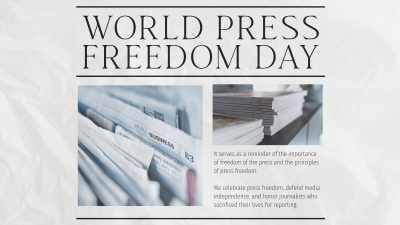 Press Freedom Facebook event cover Image Preview