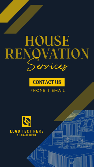 House Remodeling Facebook story Image Preview