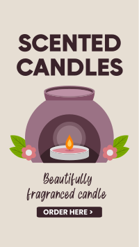 Fragranced Candles Facebook Story Design