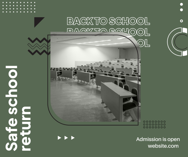 Safe School Return Facebook Post Design Image Preview