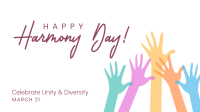 Harmony Day Hands Zoom background Image Preview