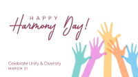 Harmony Day Hands Zoom Background Image Preview