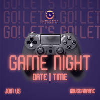 Game Night Console Instagram Post Image Preview