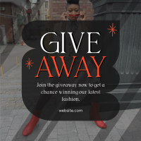Fashion Giveaway Instagram Post Design