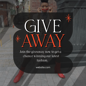 Fashion Giveaway Instagram post Image Preview