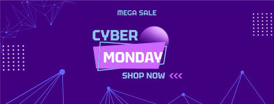 Tech Cyber Monday Sale Facebook cover Image Preview