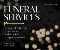 Elegant Funeral Facebook post Image Preview