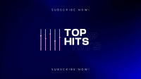Top Hits YouTube Banner Design