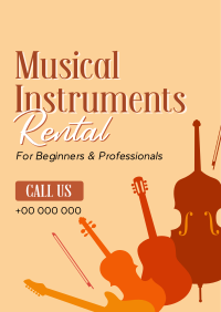 Music Instrument Rental Poster Image Preview