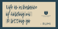 Life Balance Quote Twitter post Image Preview