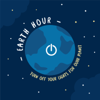 Earth Hour Switch Linkedin Post Image Preview
