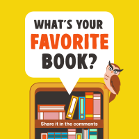 Q&A Favorite Book Instagram Post Design