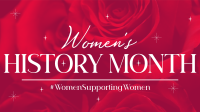 Women's History Month Facebook Event Cover Design