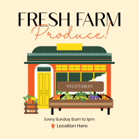 Fresh Farm Produce Instagram post Image Preview