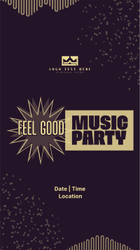 Feel Good Party Instagram story Image Preview