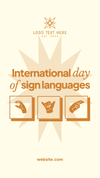 International Day of Sign Languages TikTok Video Preview