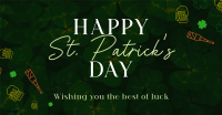 Shamrock Saint Patrick Facebook Ad Design