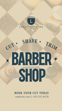 Barber Service TikTok Video Design