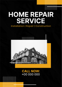 Minimal  Home Repair Service Offer Flyer Image Preview