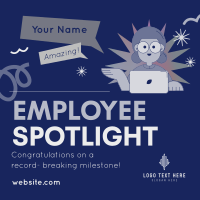 Employee Milestone Spotlight Linkedin Post Preview