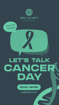 Cancer Awareness Discussion Facebook Story Design
