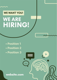We're Hiring Creatives Poster Image Preview