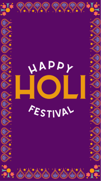 Holi Fest Instagram Story Design