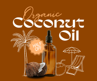 Organic Coconut Oil Facebook post Image Preview