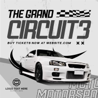 Grand Circuit Instagram Post Design
