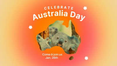 Australian Koala Facebook event cover Image Preview