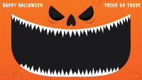 Scary Halloween Pumpkin Zoom background Image Preview