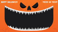 Scary Halloween Pumpkin Zoom Background Image Preview