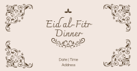 Fancy Eid Dinner  Facebook ad Image Preview