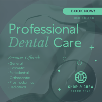Professional Dental Care Services Linkedin Post Image Preview