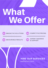 Geometric Business Services Poster Image Preview