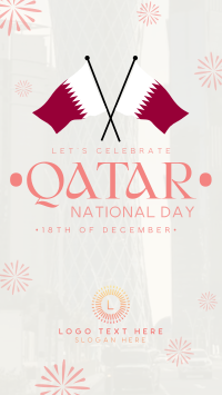 Qatar Independence Day YouTube short Image Preview