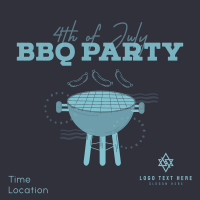 Come at Our 4th of July BBQ Party  Instagram post Image Preview