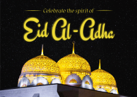 Eid Al Adha Night Postcard Image Preview