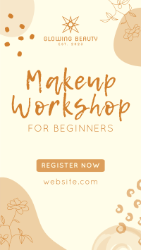 Makeup Workshop Instagram story Image Preview