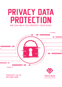 Privacy Data Flyer Design