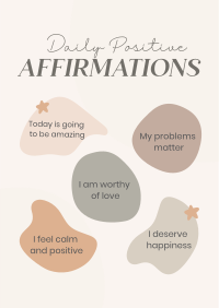 Affirmations To Yourself Flyer Image Preview